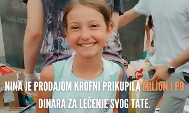 Fánkot árult, összegyűjtött másfél millió dinárt édesapja gyógykezelésére az újvidéki lány