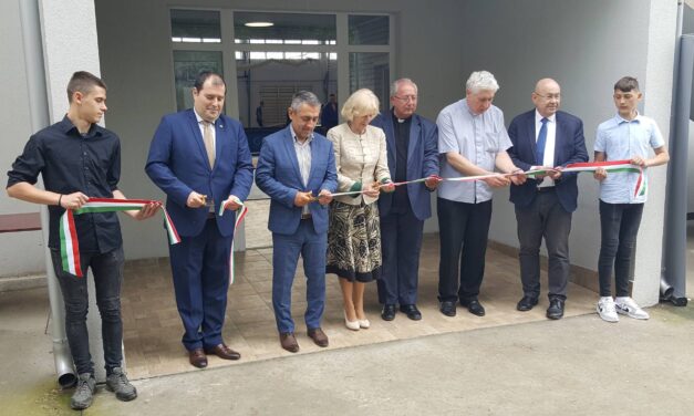 Sportcsarnokkal bővült a tóthfalusi Kaszap István Kollégium