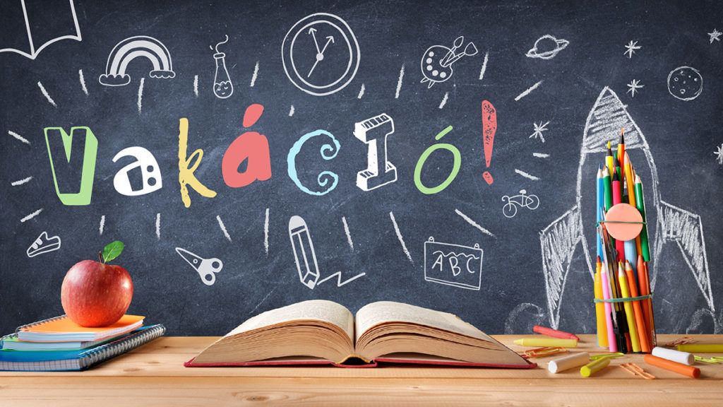 Vakáció és iskolatábla