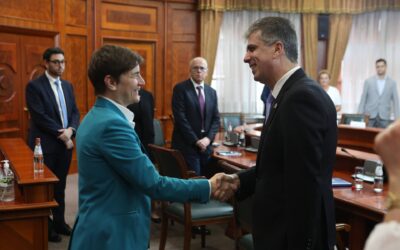 Brnabić: Szerbia fejleszteni és bővíteni szeretné gazdasági kapcsolatait Izraellel
