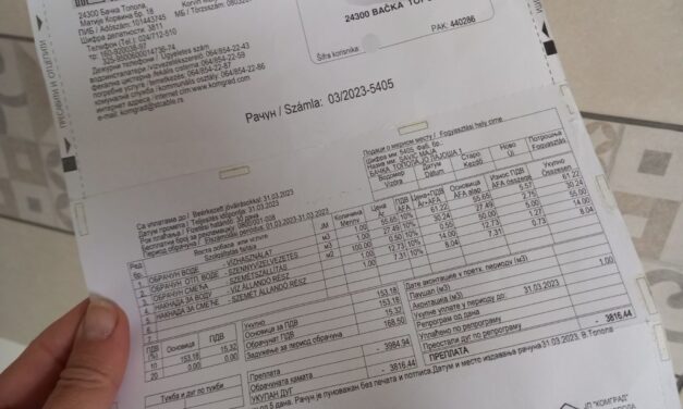 Megdrágulnak a közüzemi számlák Topolyán