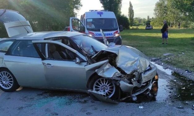 Súlyos baleset történt Palicson (Fotók)