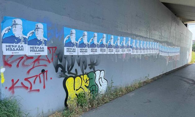 Ratko Mladić-plakátok jelentek meg Újvidéken