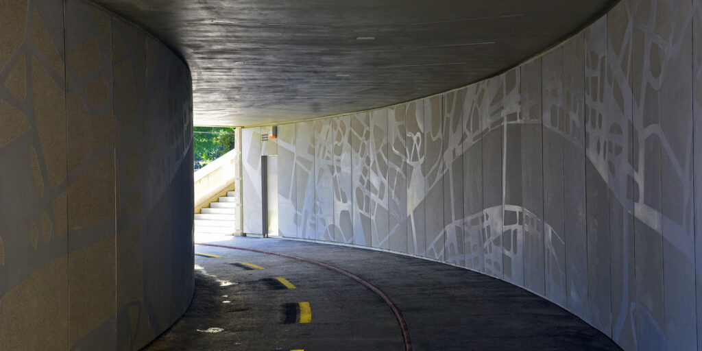 A hídfők alatti átjárók is megújultak