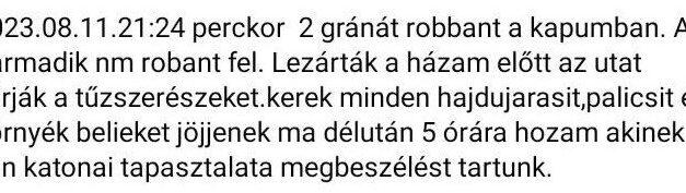 A robbanás helyszínére invitálják a polgárokat Hajdújáráson
