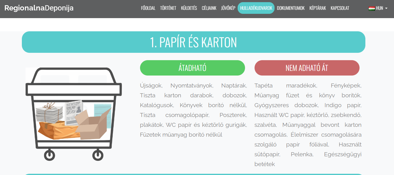Ingyen átadhatjuk az előválogatott hulladékot, ha kifizettük a szemételszállítási díjat