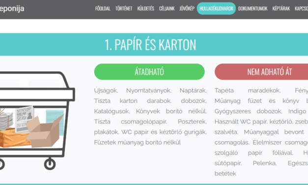 Ingyen átadhatjuk az előválogatott hulladékot, ha kifizettük a szemételszállítási díjat