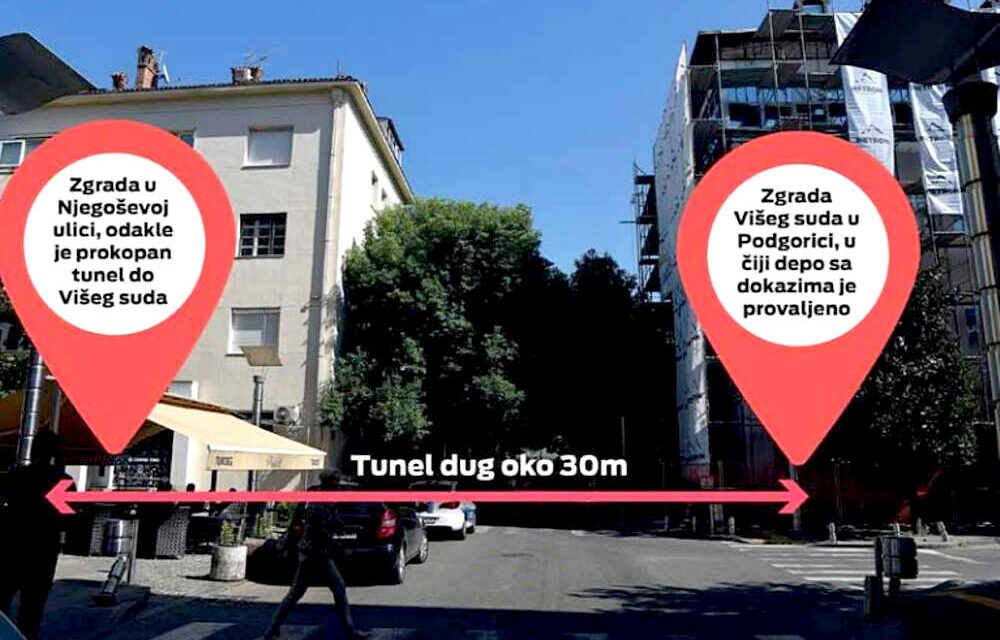 Szerbek ástak alagutat Montenegróban, 19 fegyver tűnt el