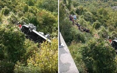 Súlyos autóbuszbaleset Montenegróban