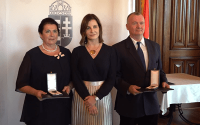 Magyar Arany Érdemkereszttel tüntették ki Mezei Zsuzsannát és Molnár Tibort