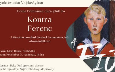 Nyolc év után Vajdaságban – Kontra Ferenc könyvbemutatója Szabadkán