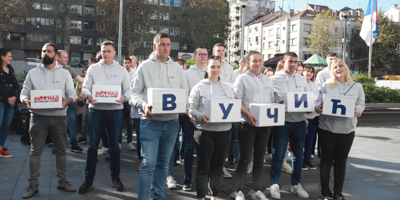 A Szerb Haladó Párt átadta a listaállításhoz szükséges támogatói aláírásokat