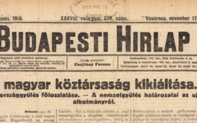 Százöt éve született az első magyar köztársaság Történelmi lapszemle
