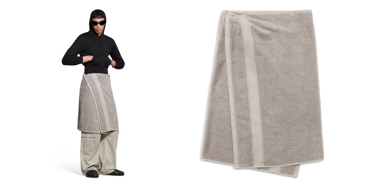 Uniszex törülközőszoknya a menő divat?