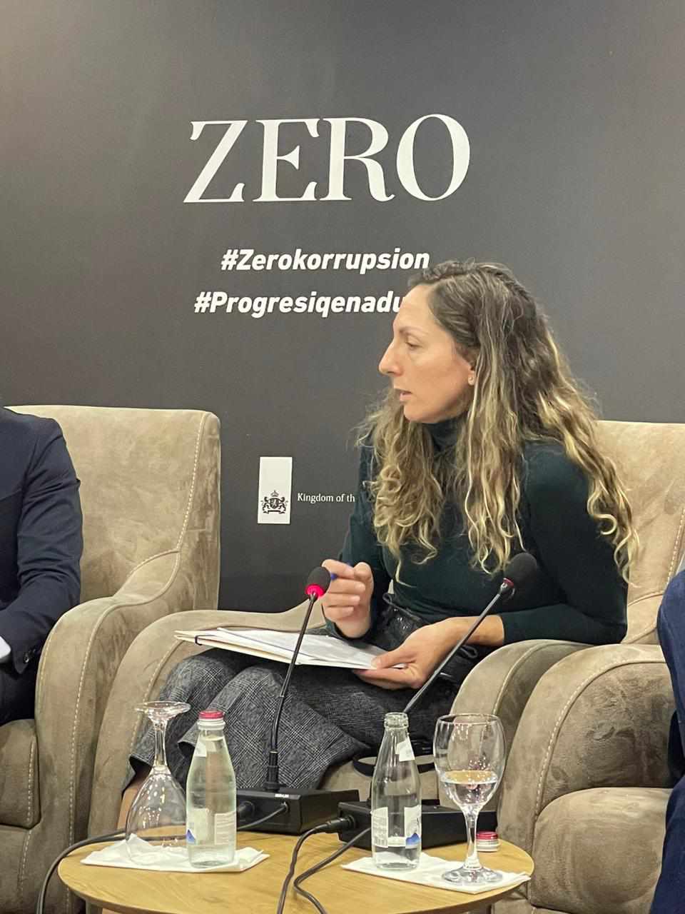 Miša Bojović: Fontos, hogy a társadalmi nyomást fenntartsuk a korrupciós ügyek megoldásában, azért, hogy fény derüljön a visszaélésekre, korrupcióra. Személy szerint úgy érzem, ez az egyetlen olyan demokratikus mechanizmus, ami megmaradt, és amit gyakorolni tudunk, és ami eredményes tud lenni. (Fotó: Crta)