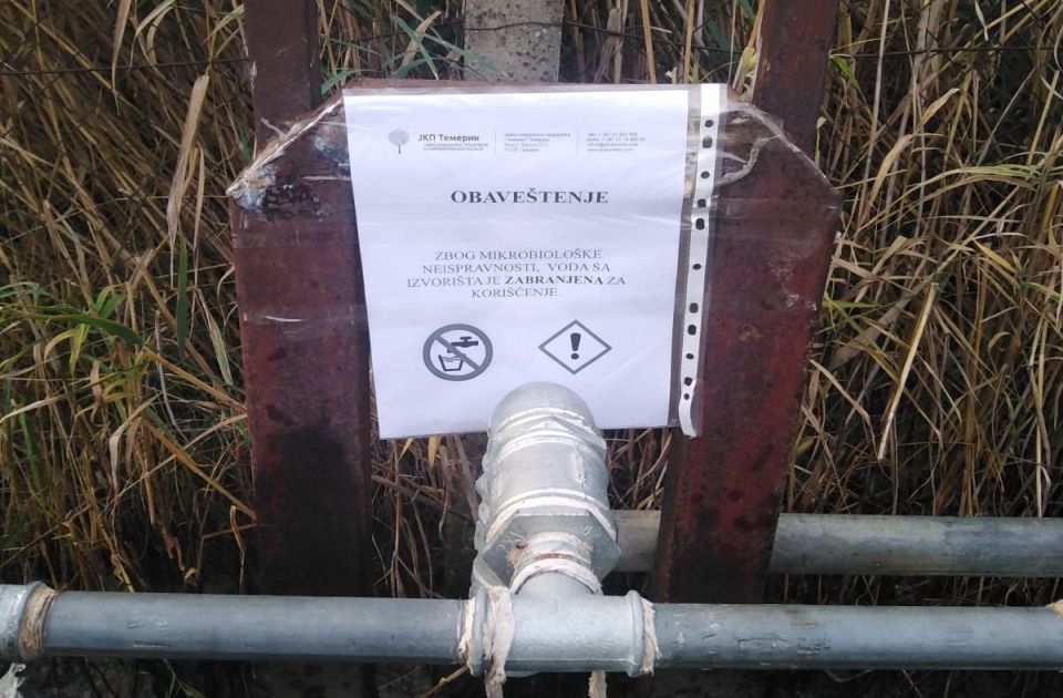 Tilos a temerini kádfürdő vizének a használata