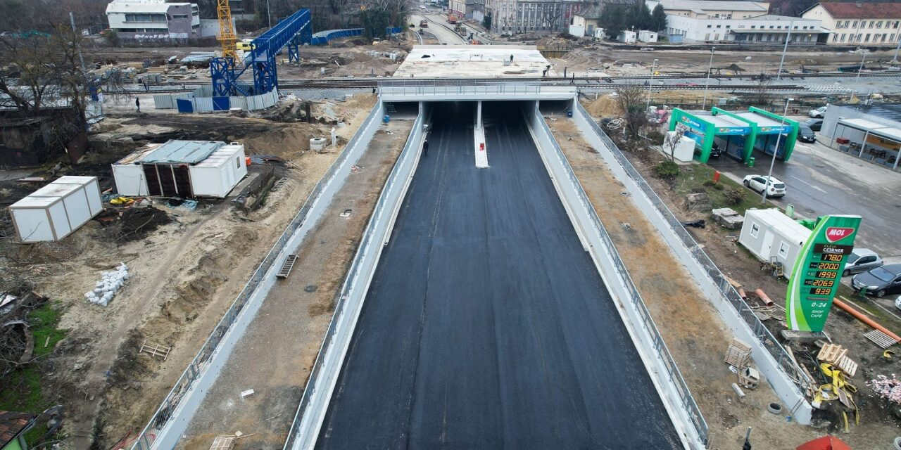 Már leaszfaltozták az aluljárót Szabadkán, tényleg megnyílhat december közepén