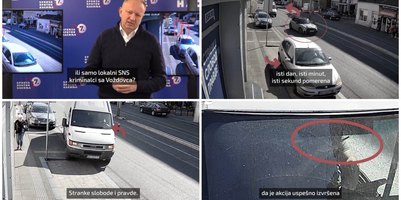 Mi lapulhat a Szabadság és Igazságosság Párt székháza elé parkolt gyanús fehér furgonban? (Videó)