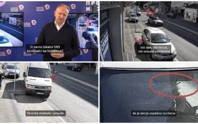 Mi lapulhat a Szabadság és Igazságosság Párt székháza elé parkolt gyanús fehér furgonban? (Videó)