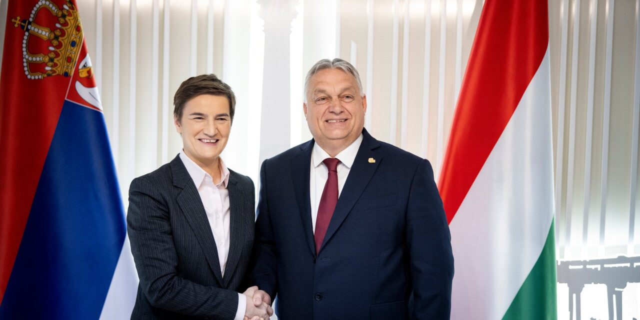 Ana Brnabić Orbán Viktorral tárgyalt