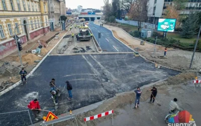 Szombaton megindul a járműforgalom az Újvárosháza melletti aluljáróban (Fotók+Videó)