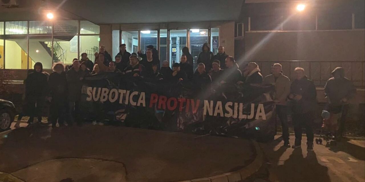 A választási csalás miatt tiltakoztak Szabadkán