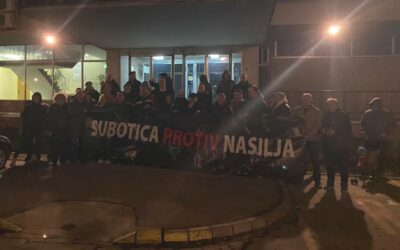 A választási csalás miatt tiltakoztak Szabadkán