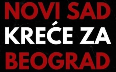 Újvidéki egyetemisták is csatlakoznak tiltakozó belgrádi társaikhoz