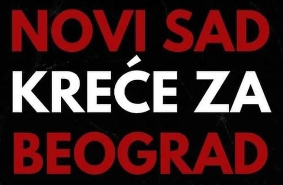 Újvidéki egyetemisták is csatlakoznak tiltakozó belgrádi társaikhoz