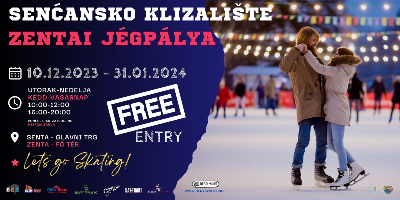 Ingyenes műjégpálya lesz Zenta főterén