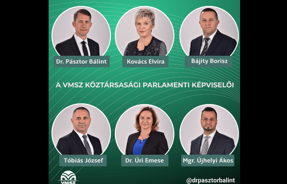 Ők lesznek a Vajdasági Magyar Szövetség parlamenti képviselői