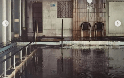 Így néz ki a leégett bezdáni gyógyfürdő (fotók)