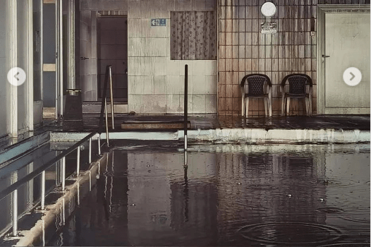 Így néz ki a leégett bezdáni gyógyfürdő (fotók)