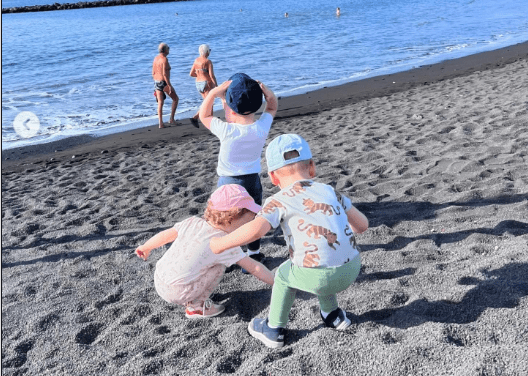 Tenerifén nyaral Rúzsa Magdi és családja