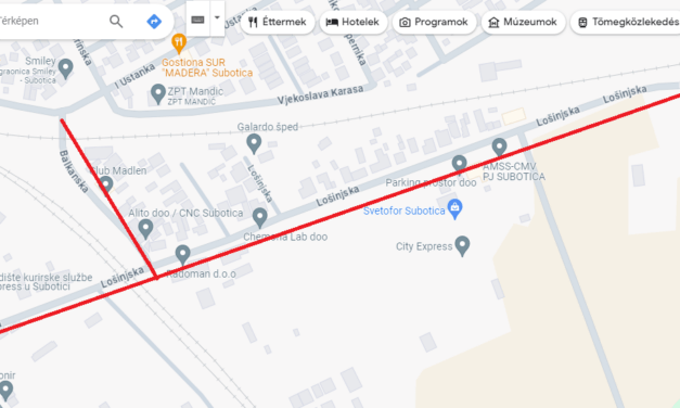 Újra lezárnak két főbb útvonalat Szabadkán