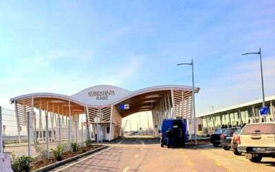 Már az utolsó simításokat végzik Kübekháza-Rábé új határátkelőjén, ami csodaszép lett