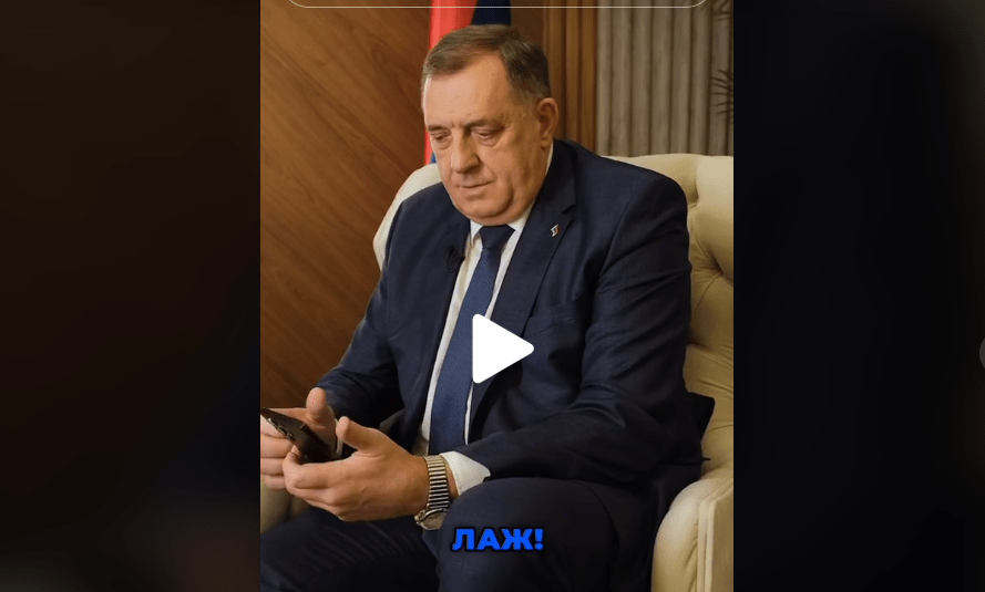 Dodik is regisztrált a TikTokon