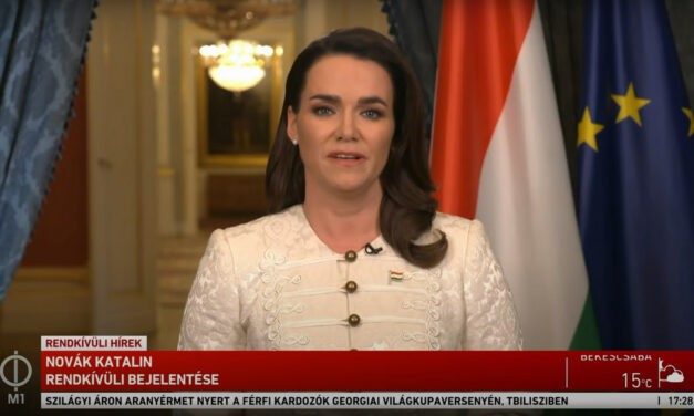 Itt a pedofilbotrányba belebukott Novák Katalin lemondóbeszéde