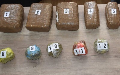 Öt kiló fűvel bukott le egy kúlai férfi (Fotók)