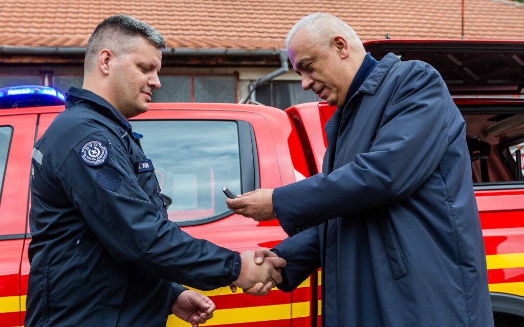Új járművet kaptak a szabadkai tűzoltók (Fotók)