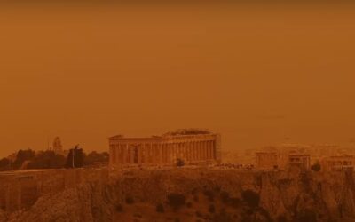 Narancsszínű köd lepte be Athént (Videó)