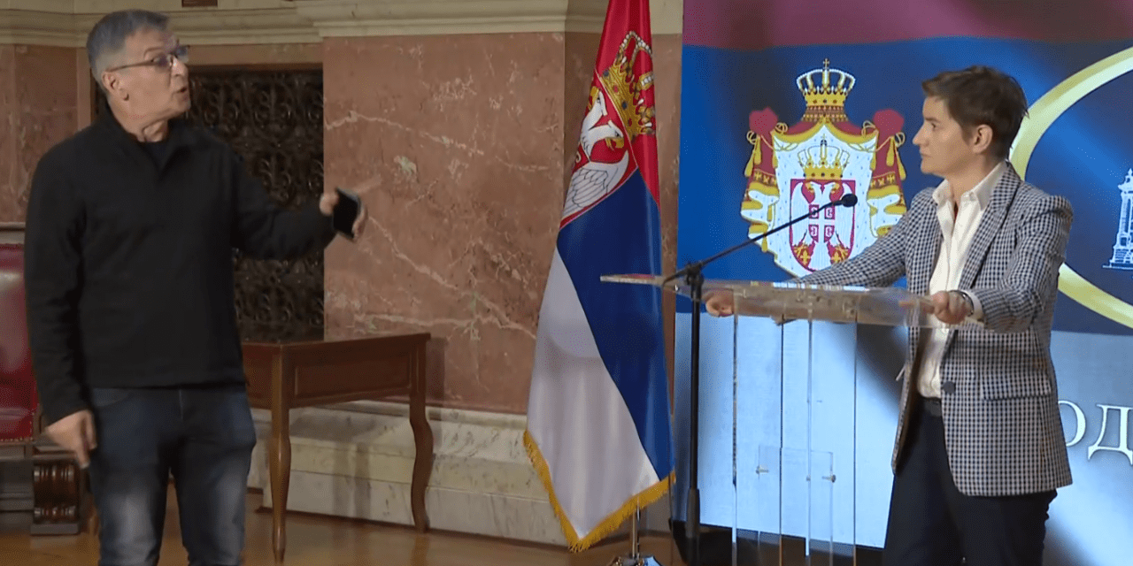 Ćuta Brnabić sajtótájékoztatóján: Amit önök művelnek, az színtiszta bűnözés