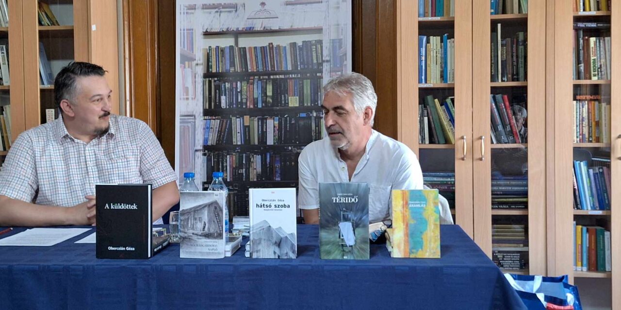 Oberczián Géza Téridő kisregény-trilógiáját mutatta be Szenttamáson