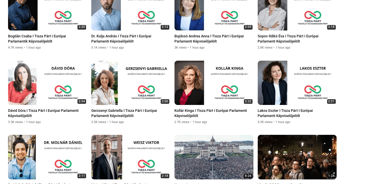Ők Magyar Péter pártjának EP-jelöltjei