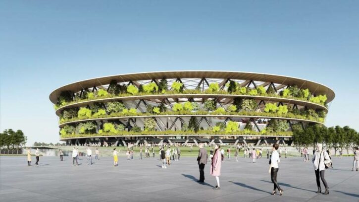 Kinek a földterületein épül a Nemzeti Stadion?