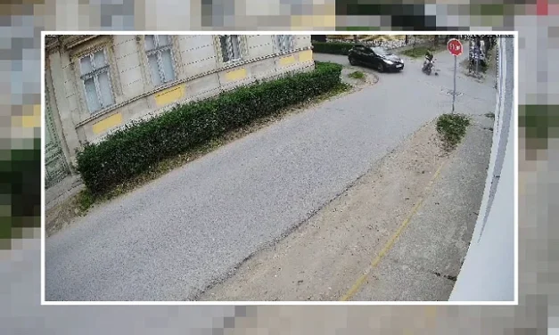 Mellékútról vágódtak autó elé a villanybiciklis gyerekek Szabadkán (Videóval!)