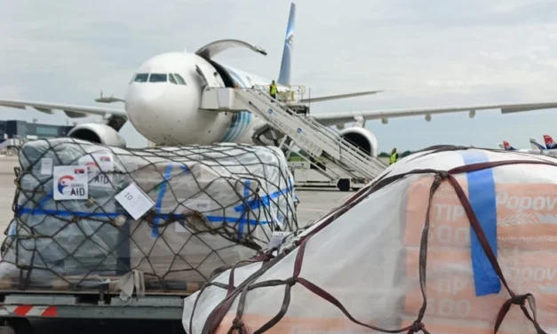 Szerbia humanitárius segélyt küld Gázába