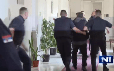 Botrány miatt szakadt meg a mladenovaci tömeggyilkos bírósági tárgyalása