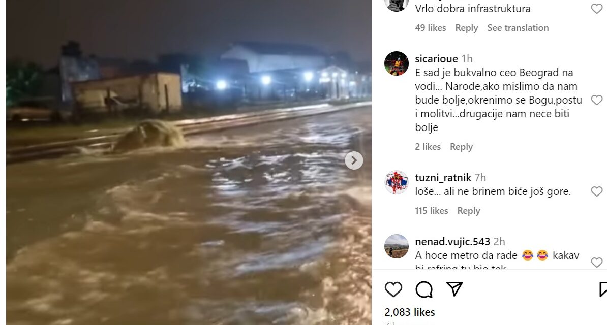Apokalipszis Belgrádban, autóikból mentették az embereket