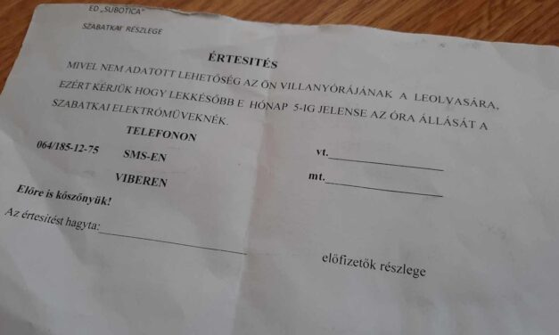 Szabatkai elektrómüveknék lekkésőbb jelense